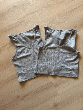 Athletic Tanks Ribbed L/XL
